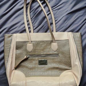 Nine West Long Weekend Zipper Embellished Tote Purse